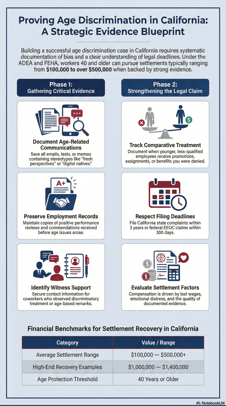 Proving an Age Discrimination Case in California