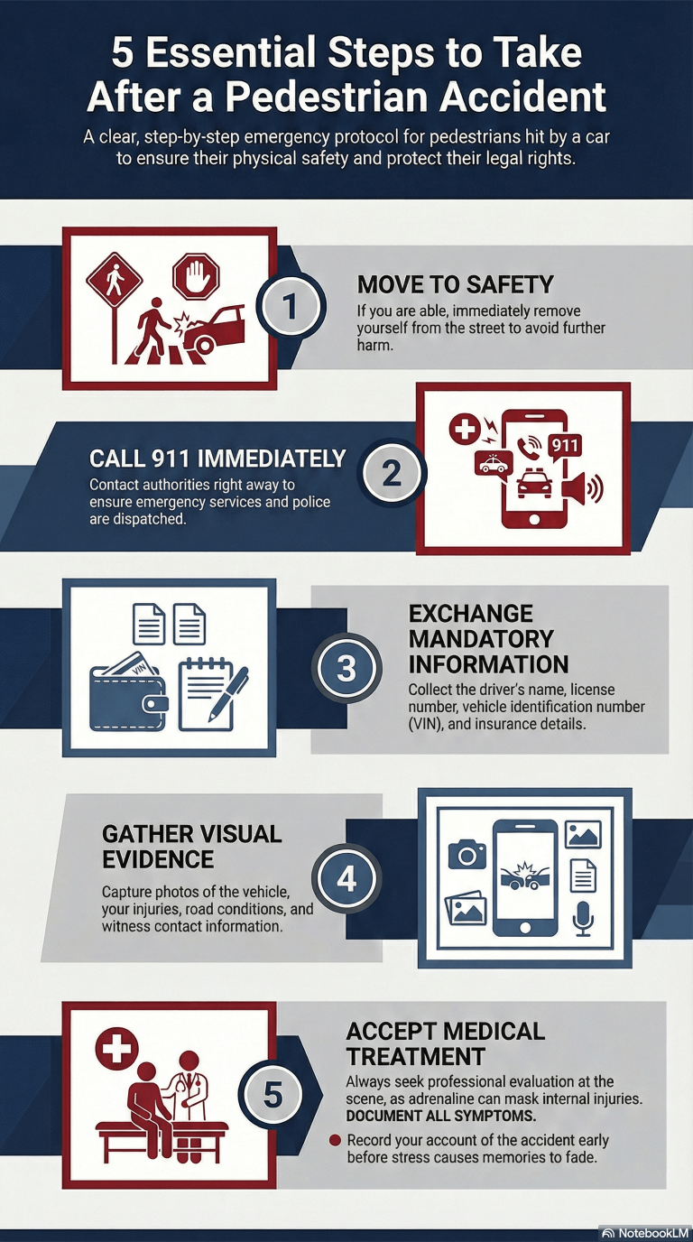 Step to take after accident