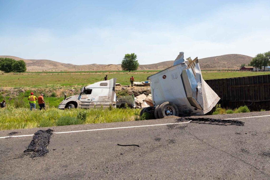 big rig accident