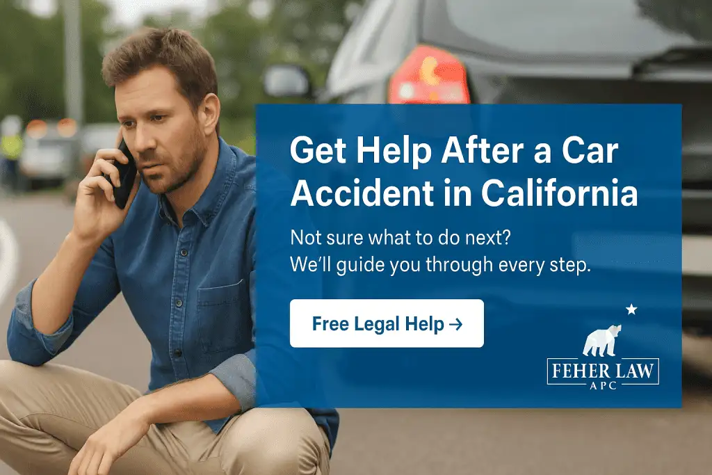 get help after a hit and run in California