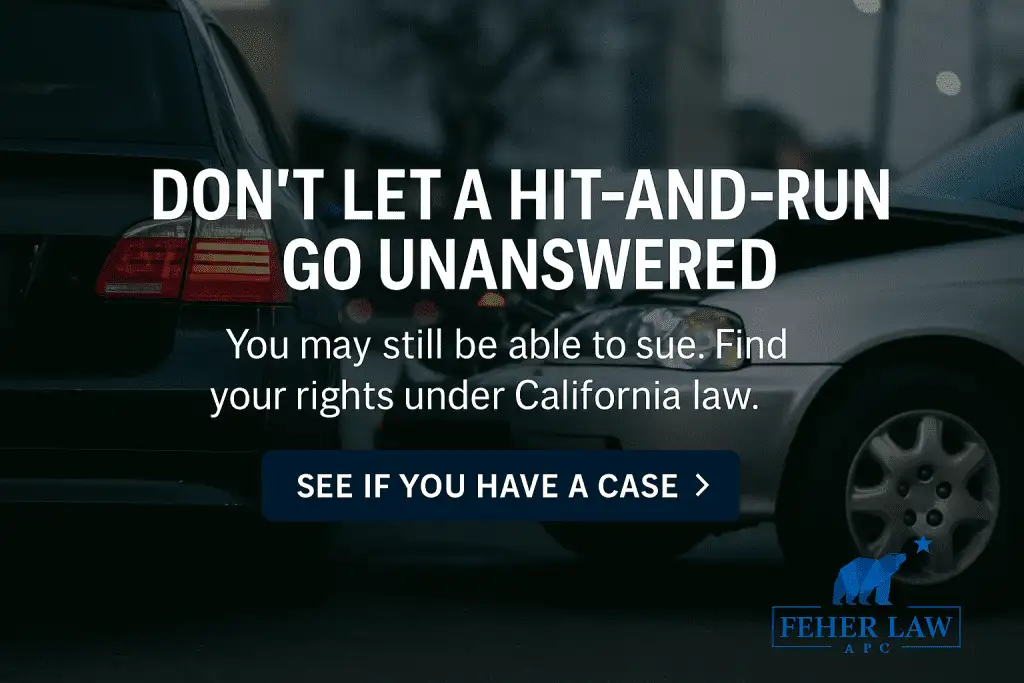 don't let a hit and run go unanswered - call us today!