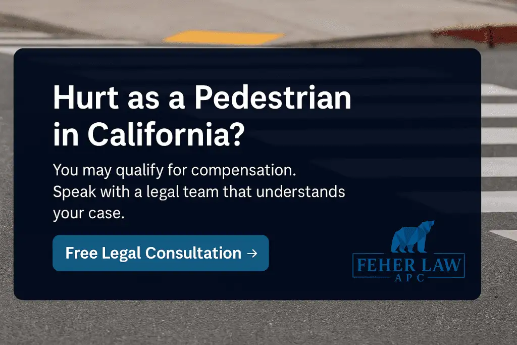 call our legal team if you were hit by a car in California