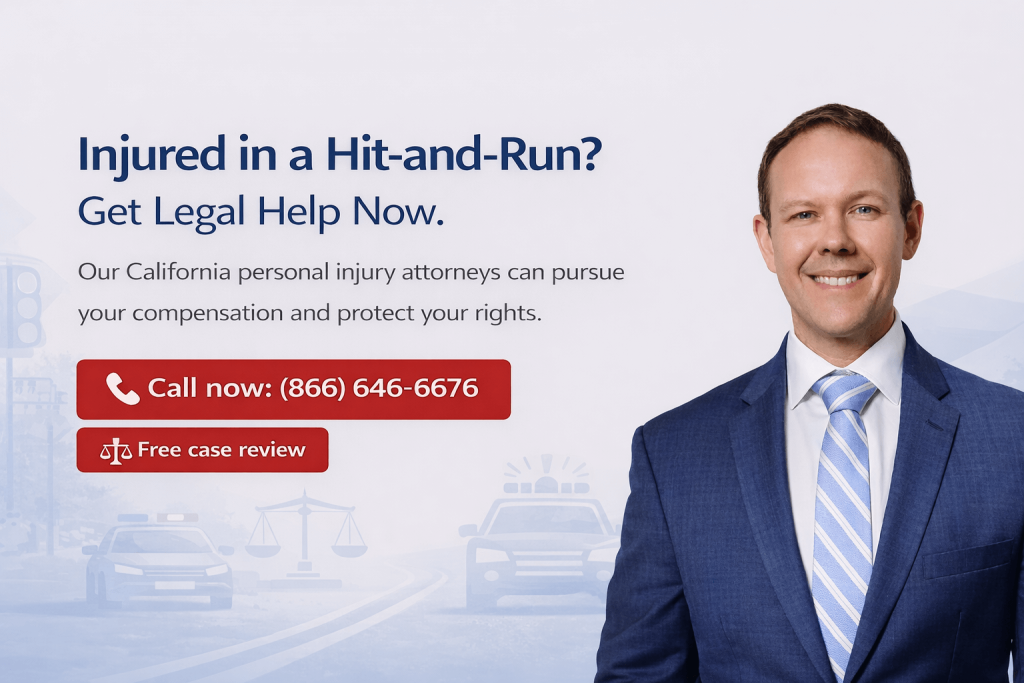 call our lawyers if you the person hit you fled the scene