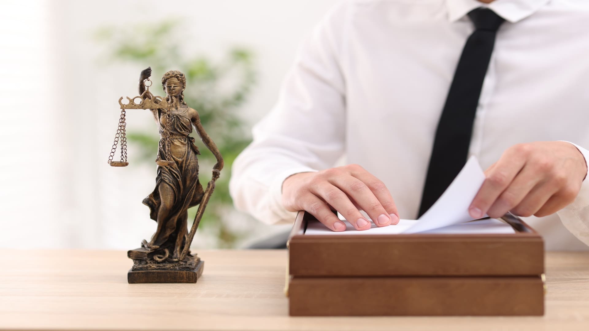 lawyer working on facial scarring case