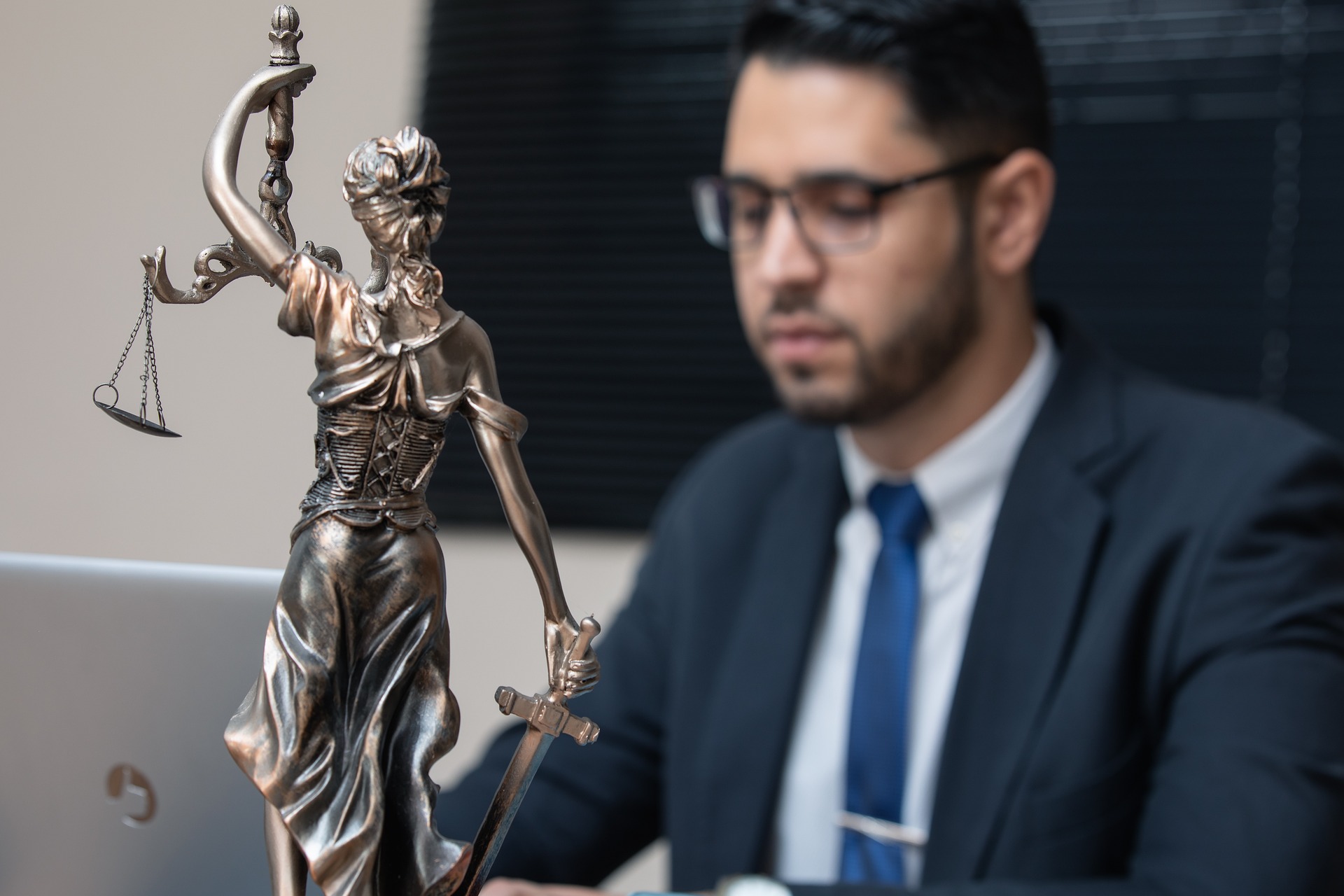 lawyer sitting in the office